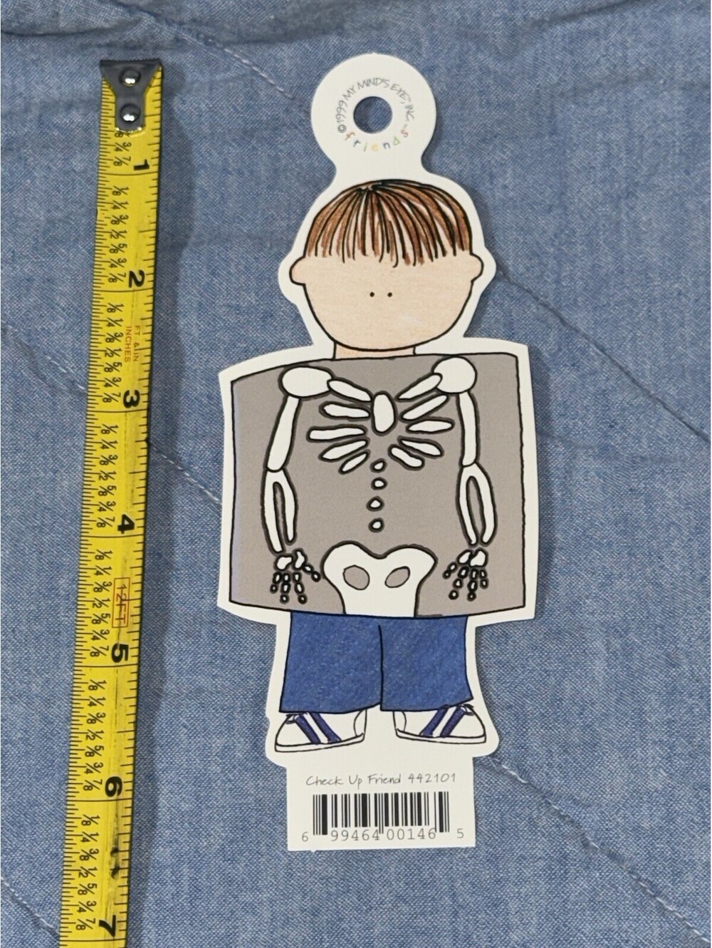 🎅🏻 Scrapbook Die Cut Friends My Minds Eye Check Up Friend  442101  1999 Rare